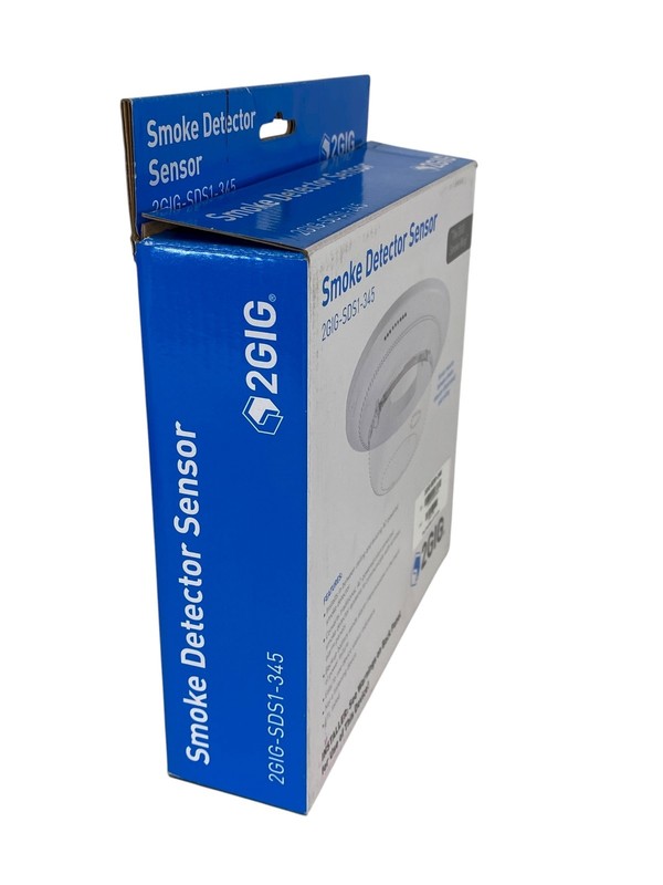 2GIG Smoke Detector Sensor Transmitter 2GIG-SDS1-345 Smoke Ring (New) gallery