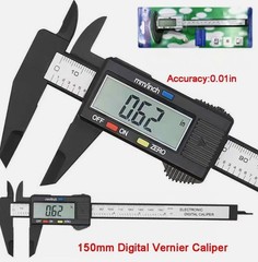 6″ 150mm Digital Caliper Micrometer LCD Gauge Vernier Electronic Measuring Tool