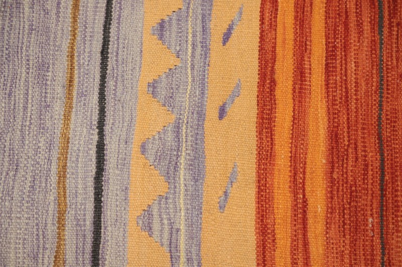 Vegetable Dye Wool Kilim Flat Weave Accent Rug Foyer Nomad Reversible Carpet 2x4 gallery