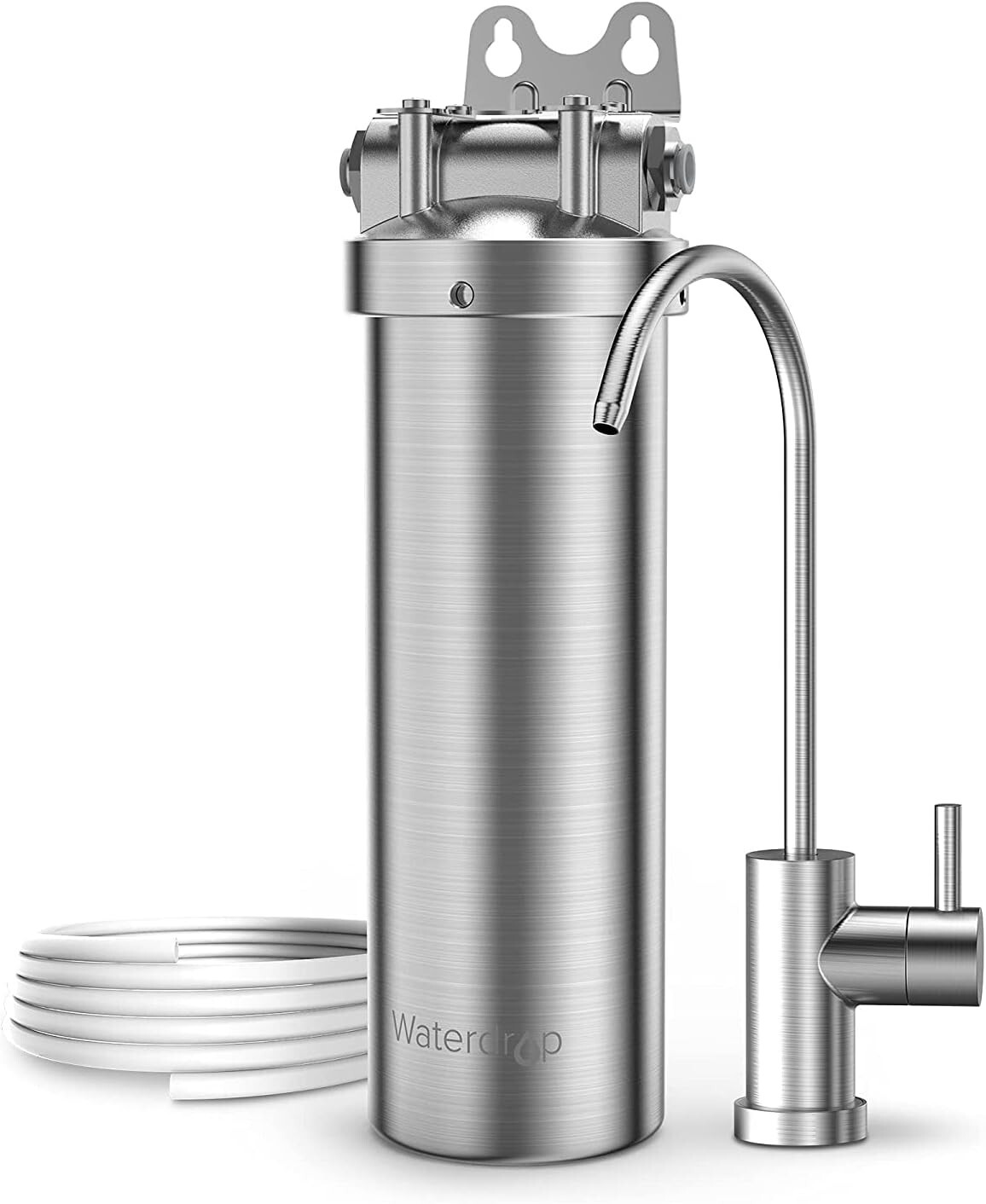 Waterdrop BS08 Under Sink Water Filter, Stainless Steel, 1 Year Lifetime gallery
