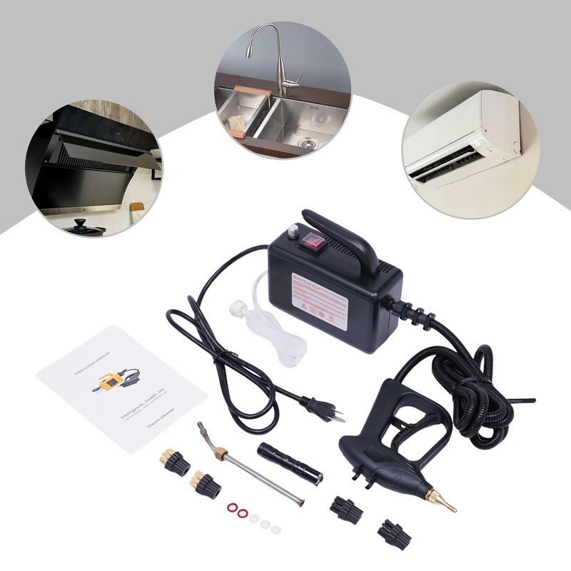 Steam Cleaner 360 Cleaning Multi-Purpose High Pressure Vapor Steamer Machine NEW gallery