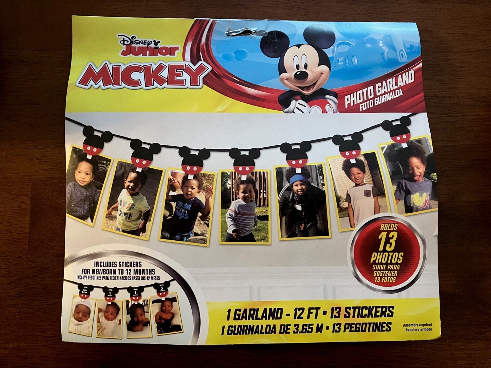Disney Junior 12’ Mickey Mouse Photo Garland Holds 13 Photos - No. 220433 gallery