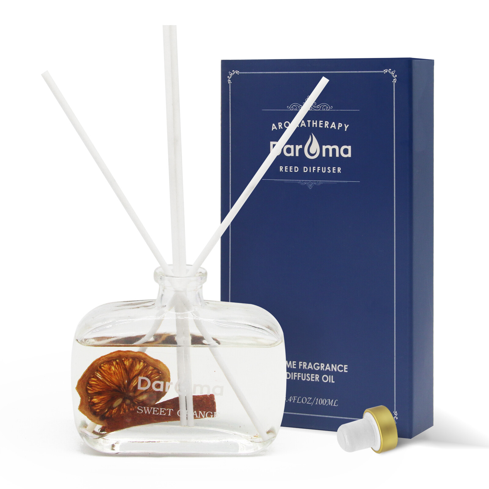 Reed Diffuser Set with Sticks, Daroma Dry Flower Aromatherapy for Home & Office. gallery