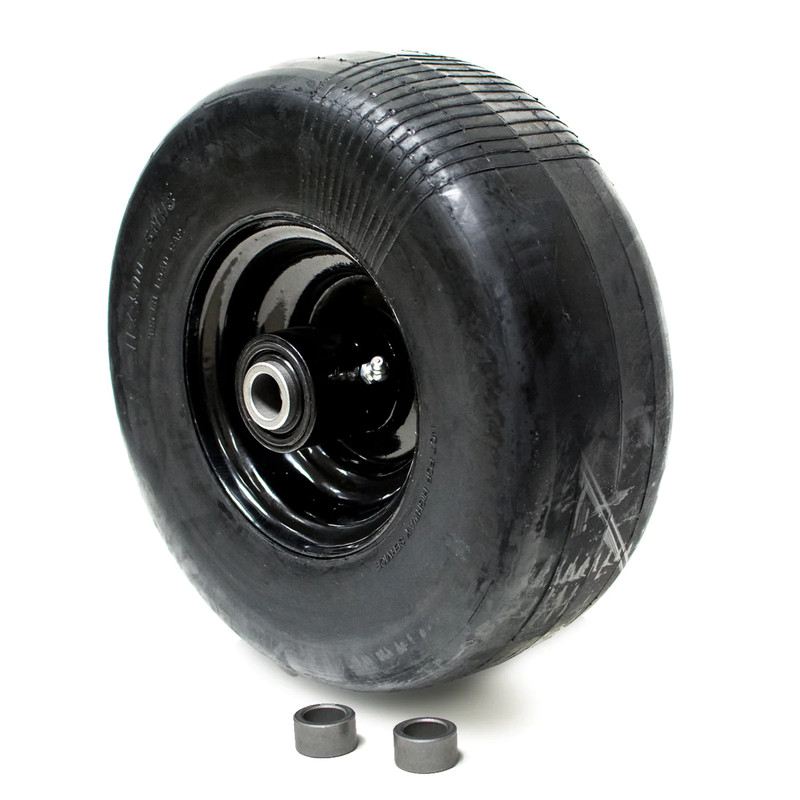 (2) Front Solid Puncture Proof Tire Assembly 11x4x5 for Wright Stander 72460026 gallery