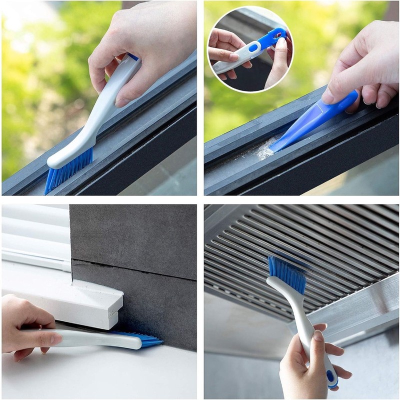 4 PCS Small Cleaning Brush Set – Compact Scrub Brushes for Kitchen Sink gallery