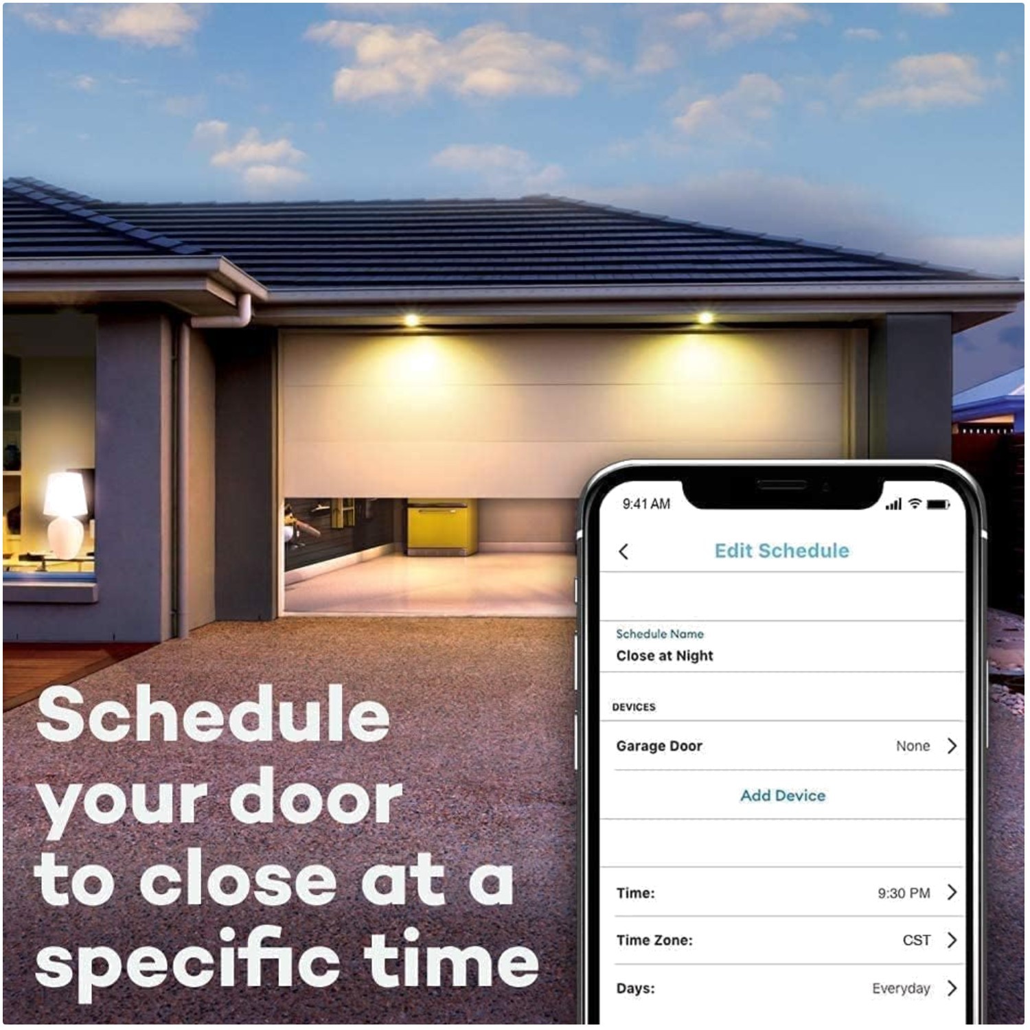 myQ Smart Garage Control Hub - WiFi & Bluetooth - White gallery
