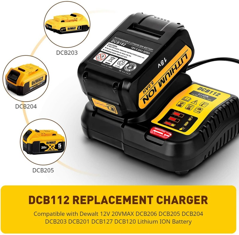 Replace DEWALT DCB1104 20V Volt MAX Li-Ion Fast Battery Charger DCB115 DCB112 gallery