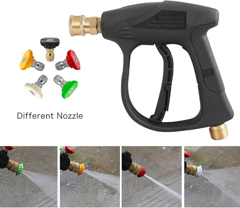 Manual Pressure Washer 5 Spray Patterns 20.7MPa Home/Garage Use gallery
