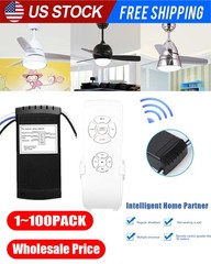 Universal Ceiling Fan Lamp Light Remote Control Receiver Kit Timing Wireless 15M
