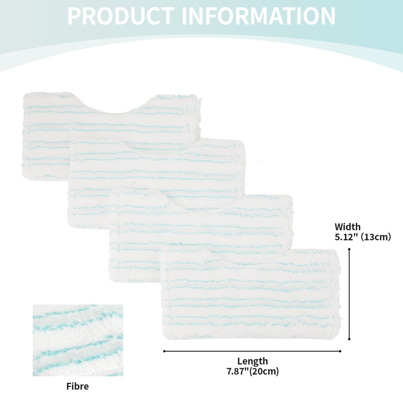Durable Easy to Clean Replacement Mop Pad for Leifheit Absorbent Stain-Removing gallery