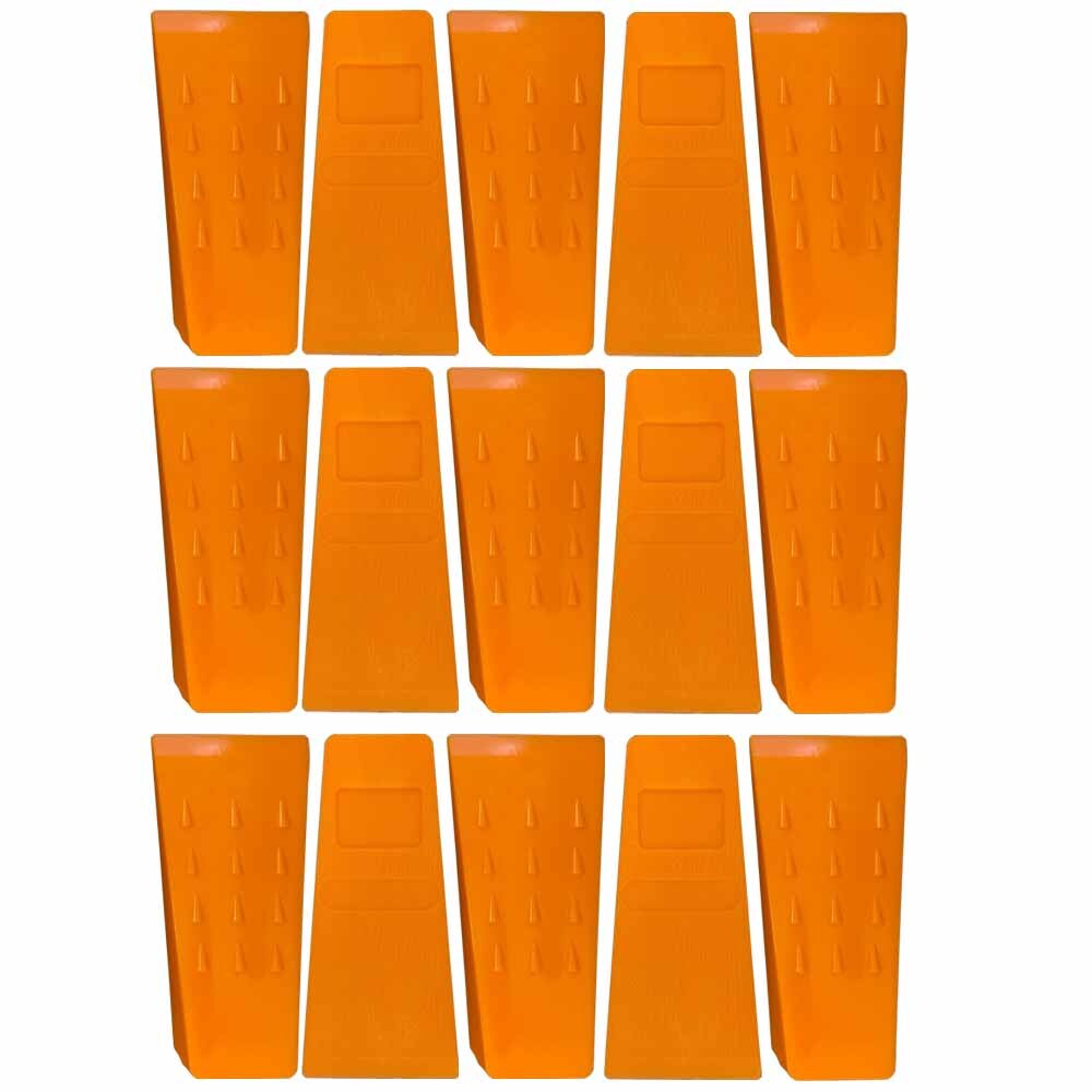 15 Pack 5.5" Tree Felling Wedge Logging Bucking Falling ABS Plastic (Orange) gallery