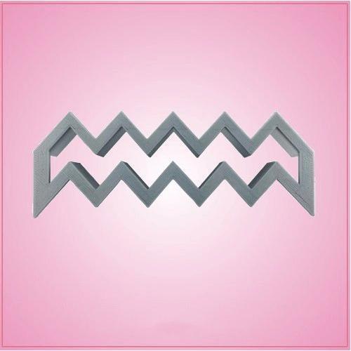 Open Ended Chevron Cookie Cutter 1-1/4 inches tall, 5 inches wide gallery
