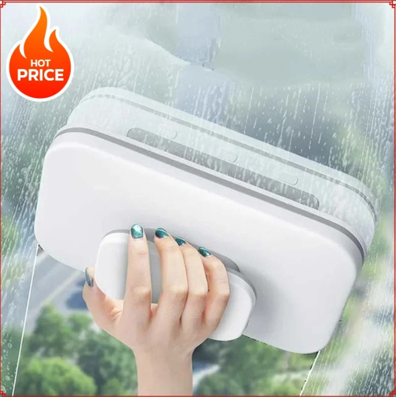 1pc Double-Sided Magnetic Window Cleaner Glass Wiper Household Scraper - NEW gallery