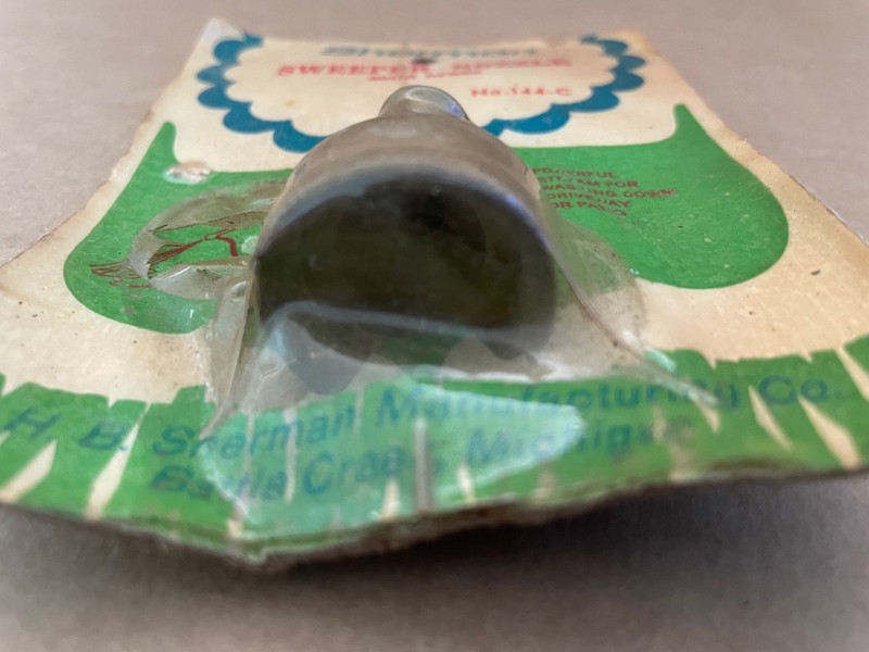 Vintage SHERMAN Sweeper Nozzle SOLID BRASS nos noc Water garden Hose gallery
