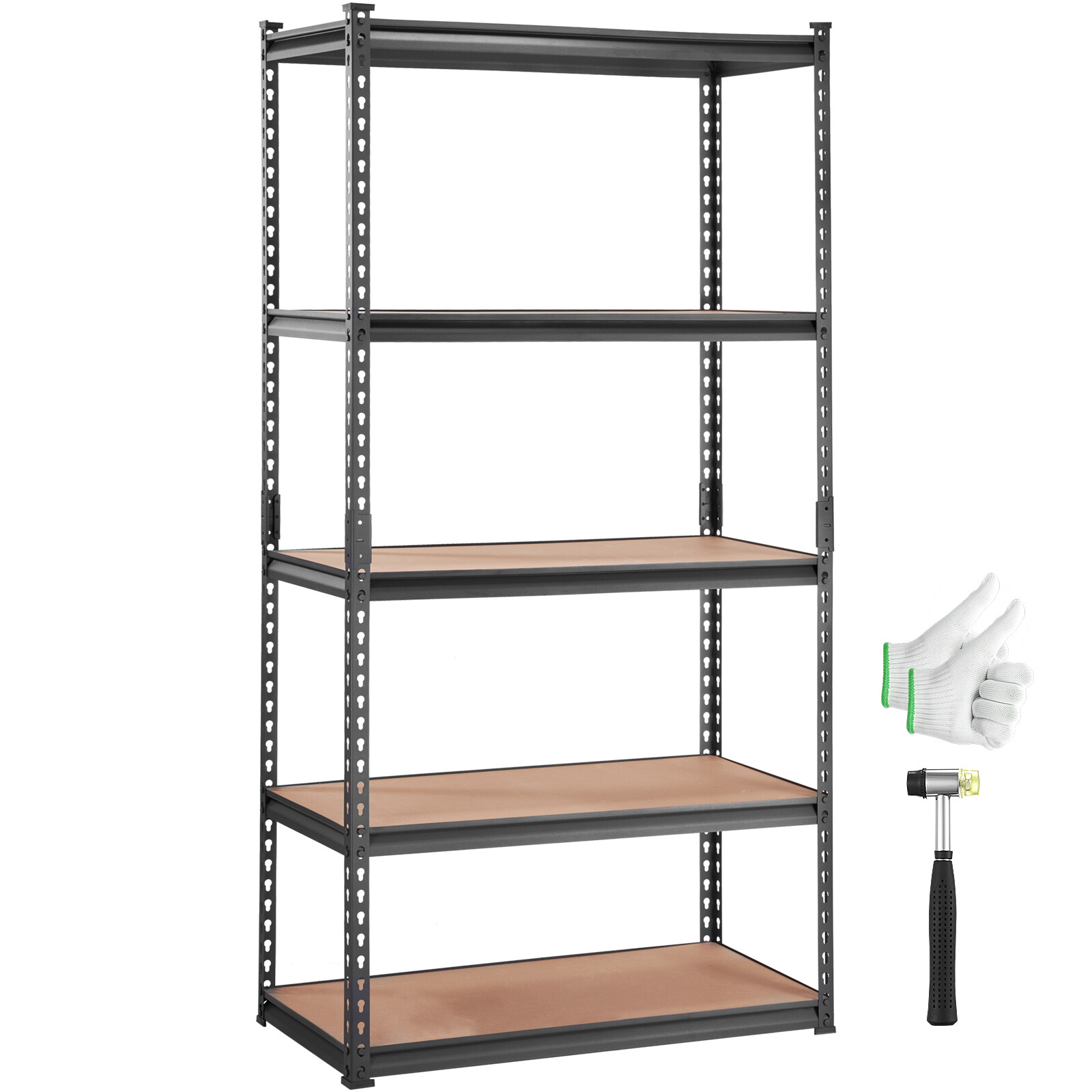 Storage Shelving Unit Garage Storage Rack 5-Tier Adjustable 2000 lbs Load gallery