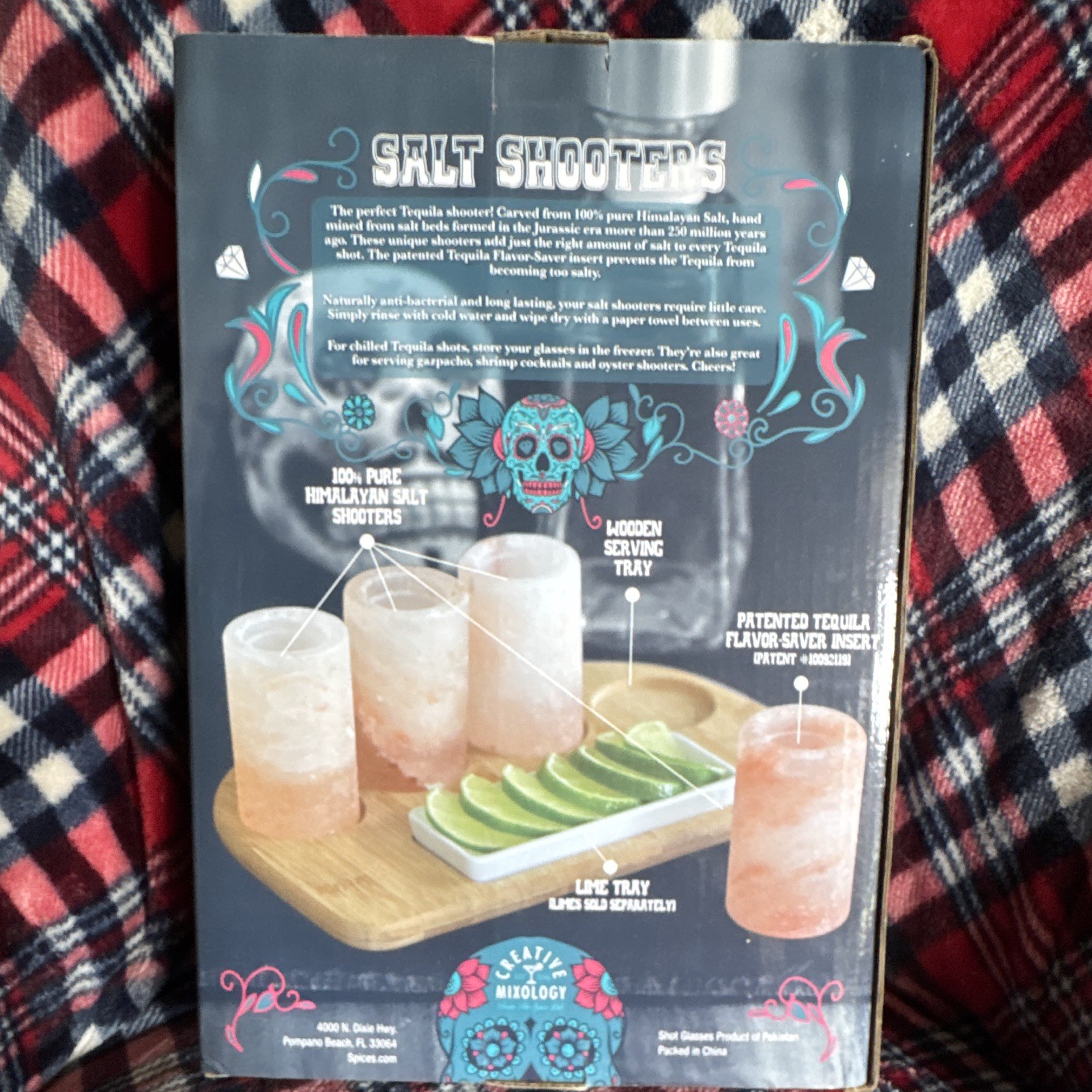 Creative Mixology Himalayan Salt 1oz Shot Glasses Set w Tray & Lime Dish gallery