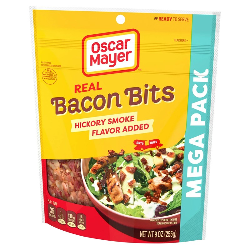 Oscar Mayer Real Bacon Bits Mega Pack, 9 Oz Bag, 2-2.5 Cups... gallery