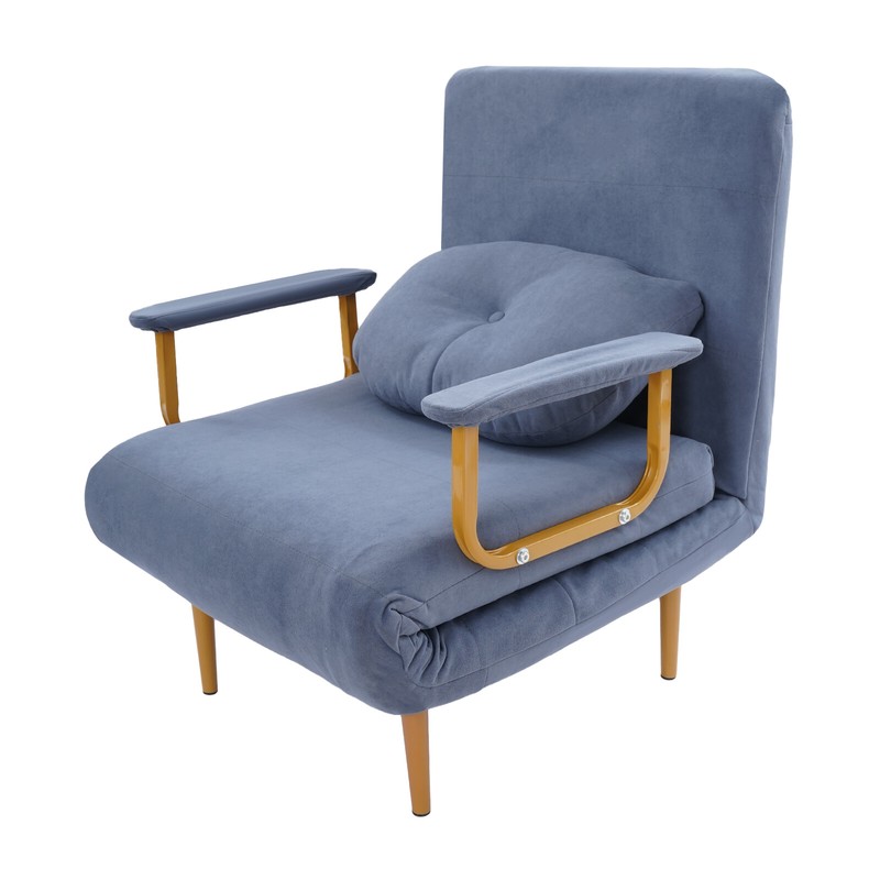 Premium Iron Sponge Folding Sofa Bed 68x190cm Rust-proof For Indoor Places gallery