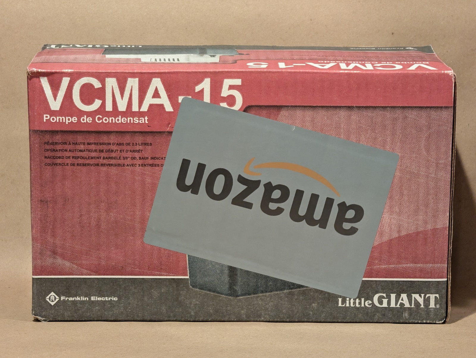 Used Little Giant VCMA-15ULS Automatic Condensate Pump 115V 1/50 HP 65 GPH gallery