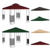 10'x10' Gazebo Canopy Top Replacement 1/2 Tier Patio Outdoor Sunshade Cover UV30 gallery