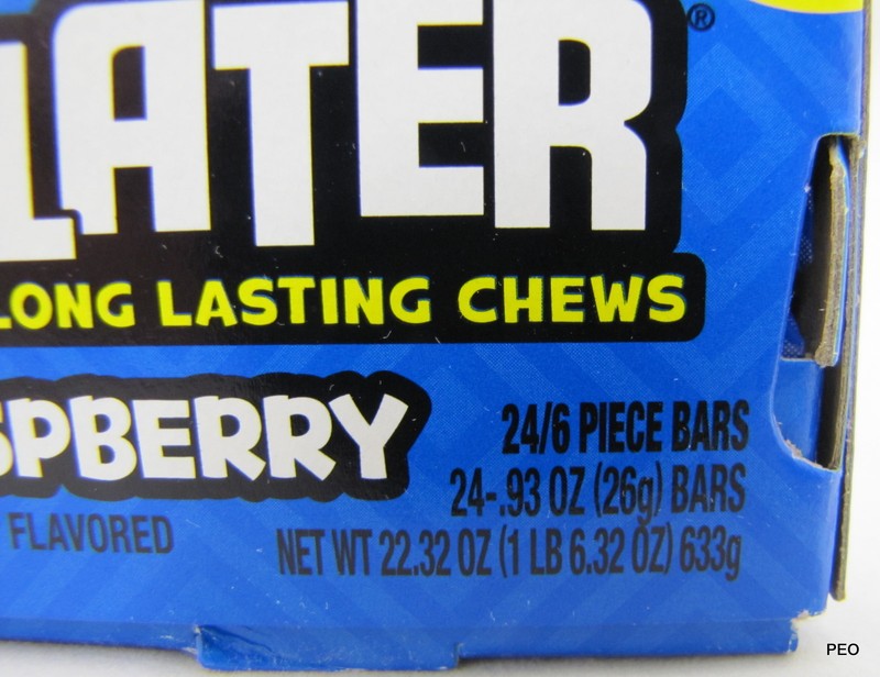 Now and Later Blue Raspberry Candy Chews 6-pc 24 Count Bars Candies Bulk Taffy gallery