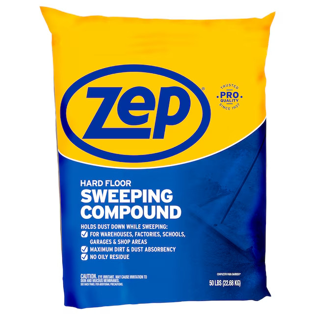 Zep 50-lb Floor Hard Floor Sweeping Compound Dust Control Industrial Cleaner gallery
