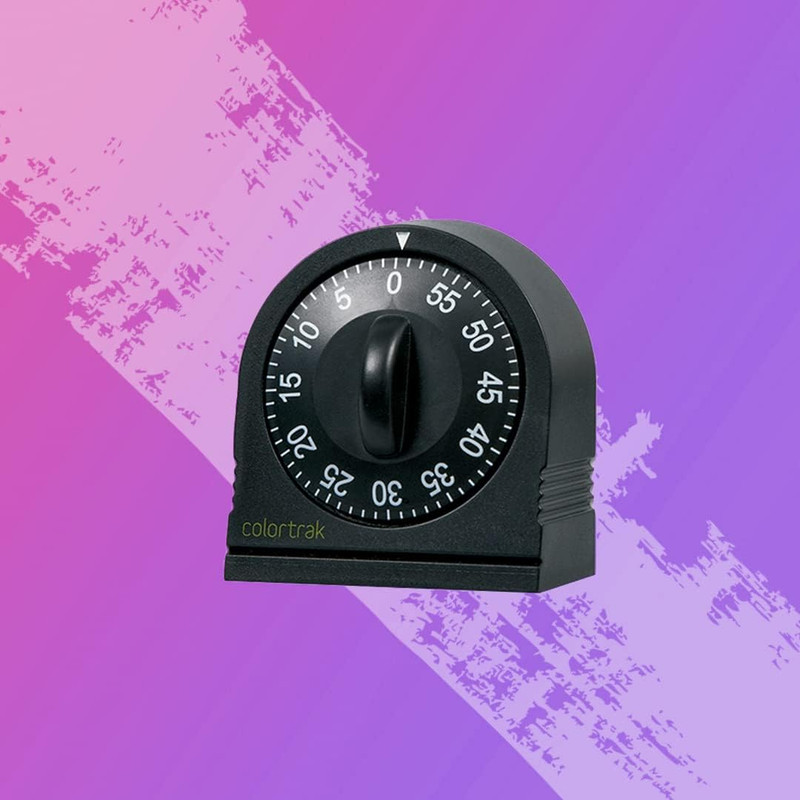 60 Minute Wind Up Timer, Visual Mechanical Timer, from 0 to 60 Minutes, for Kitc gallery