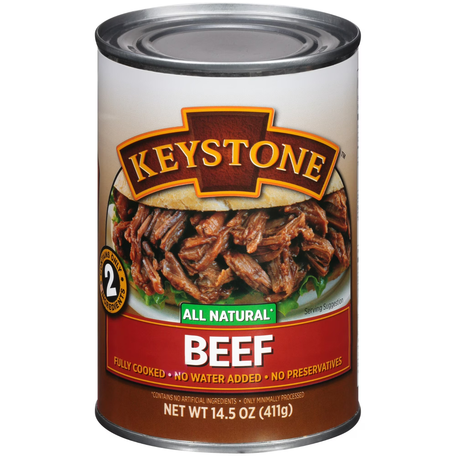 Keystone All Natural Beef, 14.5 oz Can... gallery
