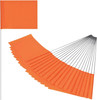20Pack Orange Marking Flags,Writable | 15X4X5 Inch,Pvc Small Lawn Marking Flags, gallery