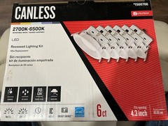 Utilitech Canless 4.3″ LED 2700k-6500k 580 Lumens Dimmable 6ct #1500766 NEW