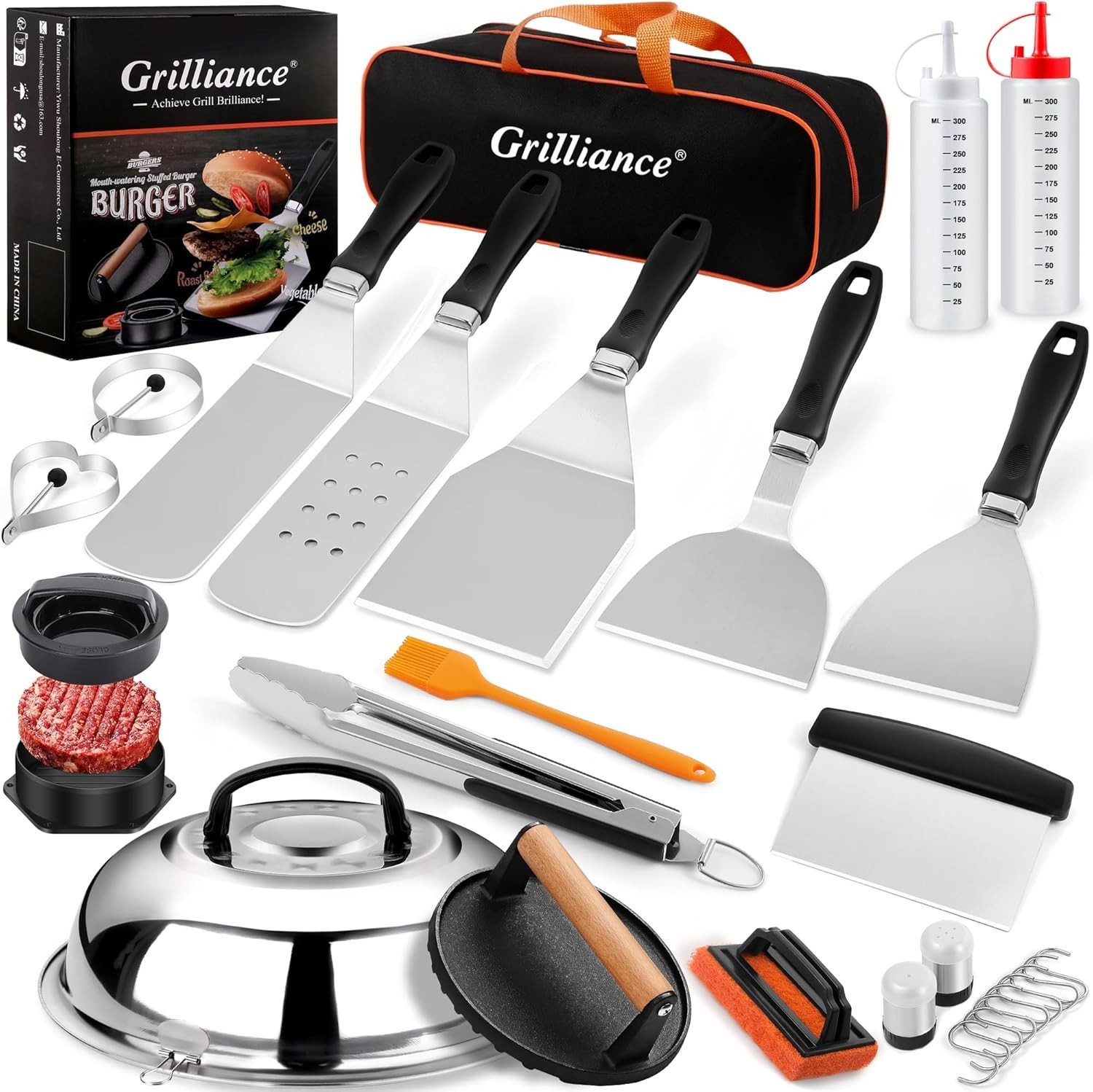 27pcs Griddle Accessories Kit for Blackstone, Professional Hibachi Flat Top G... gallery