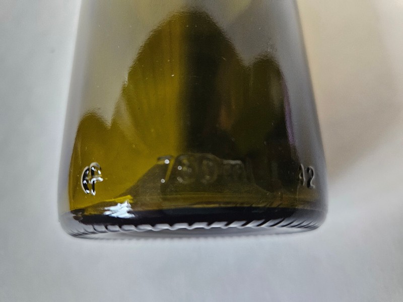 Libbey Tumbler Repurposed Glass Wine Bottle Dark Olive Green 16oz NEW gallery