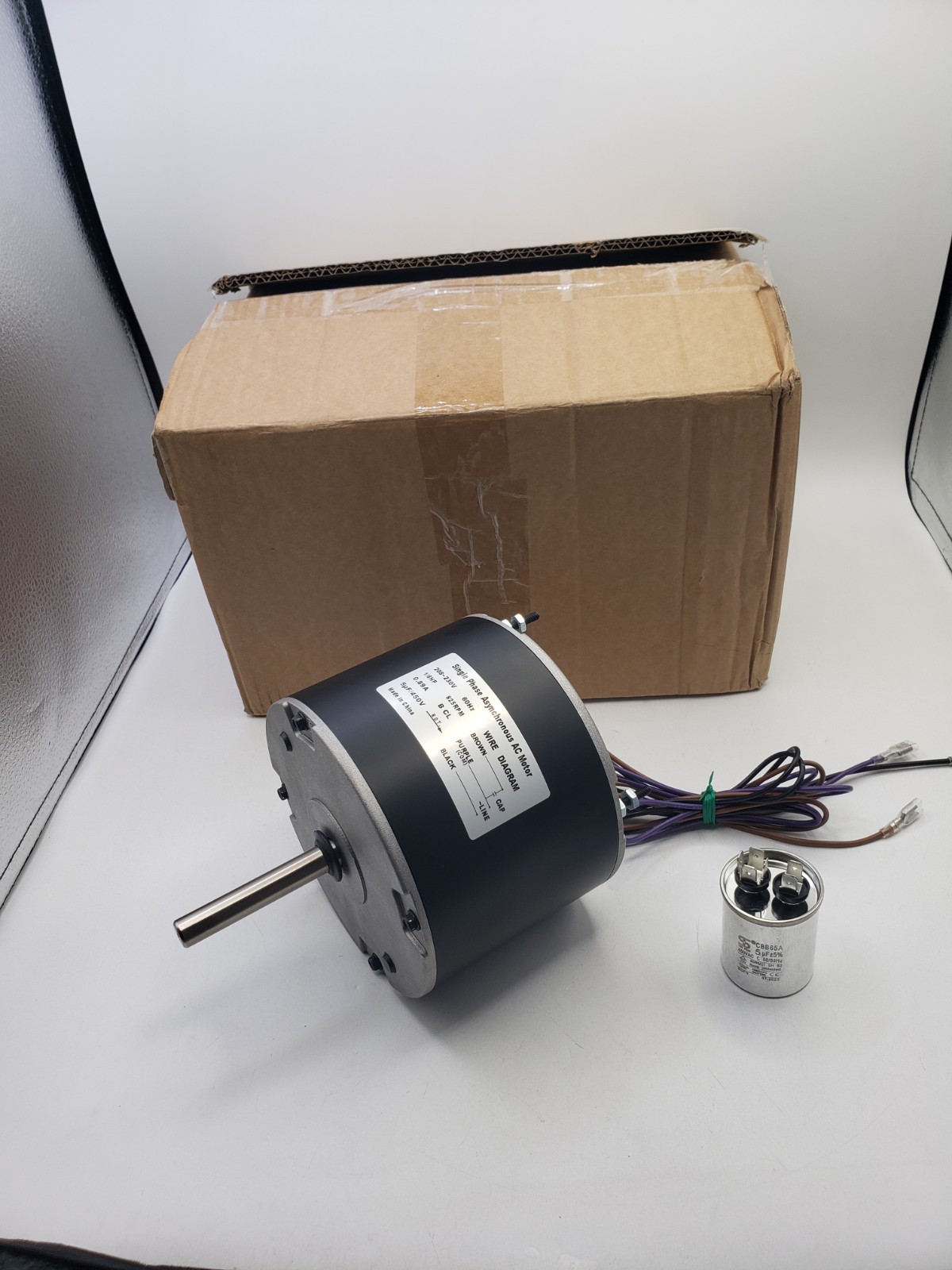 MOT18688 AC Motor, Upgraded Condenser Fan Motor, 1/8 HP 208-230V 825 RPM gallery