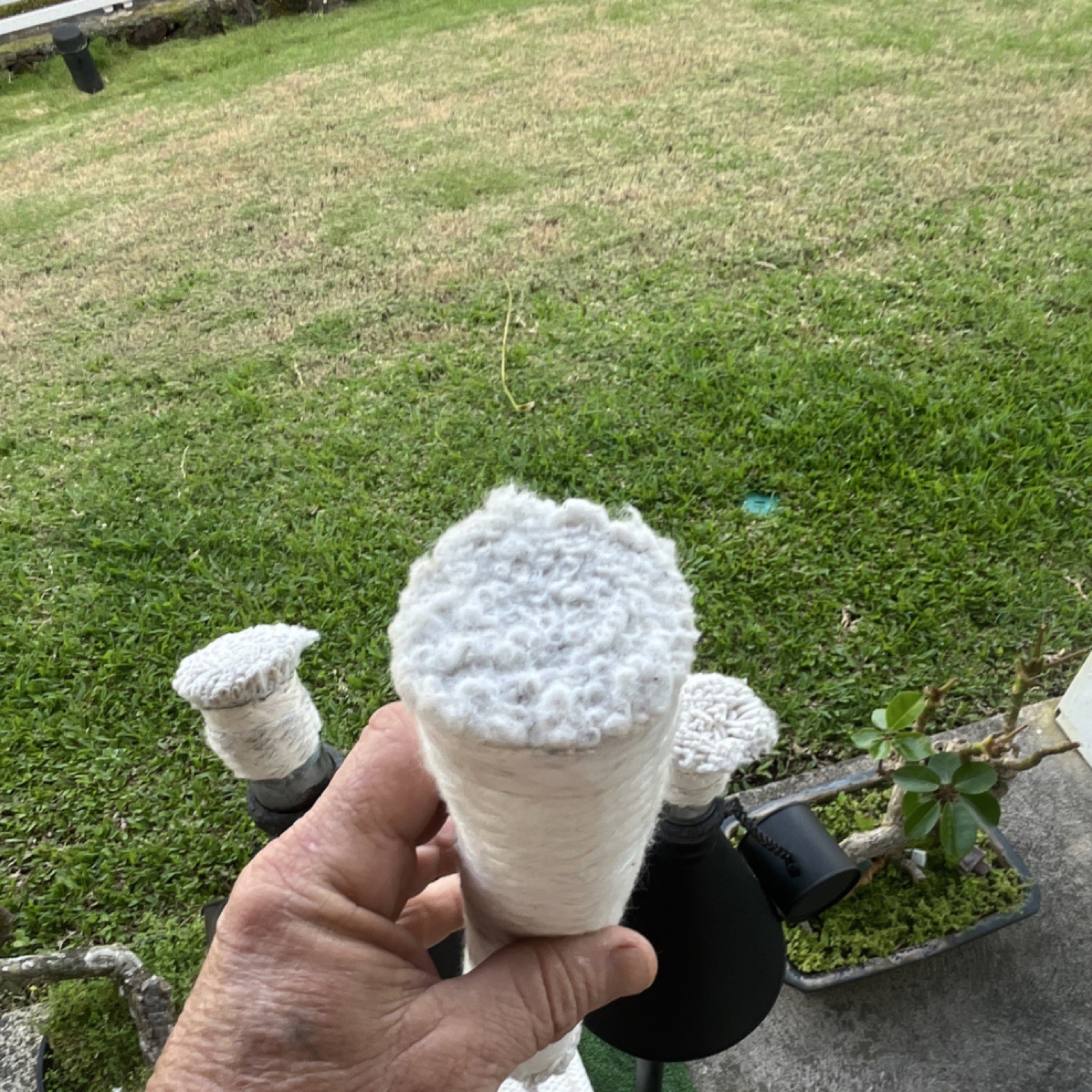 Super Long Burning Cotton /FiberGlass Tiki Torch Wicks, 12" Length, 1.5” wide gallery