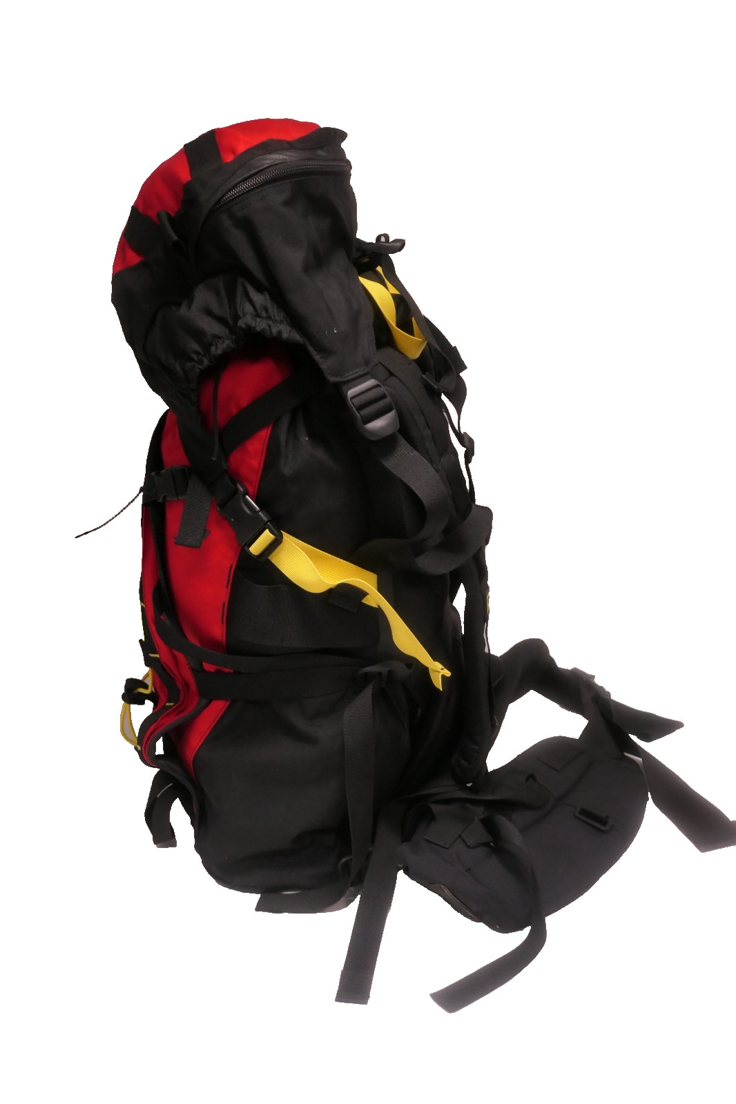 Mountainsmith Boundary Internal Frame Backpack Hiking Outdoor Black Red Padded 5