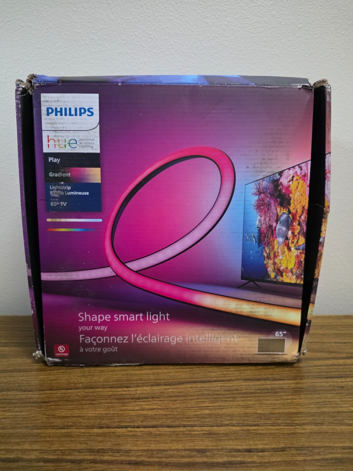 *USED* Philips Hue Gradient LightStrip For 65 - 70 In TV- ‎560417 gallery