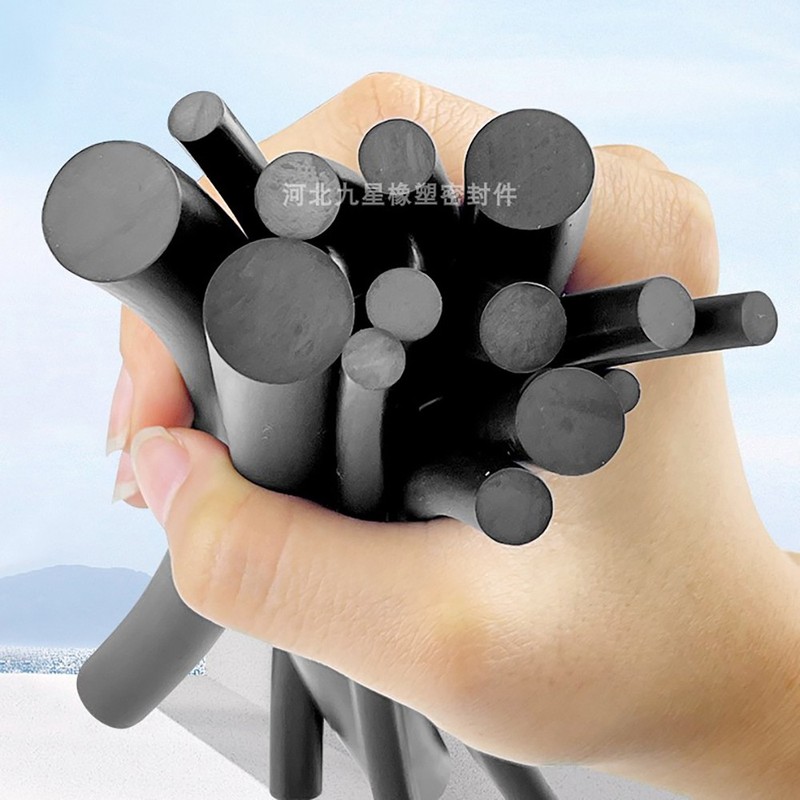Nitrile Rubber Solid Sealing Strip Rod Round Bar Ø 1-50mm Elastic Oil-resistance gallery