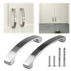4-6 inch Brushed Nickel Cabinet Pulls Drawer Handle Kitchen Hardware Vanity