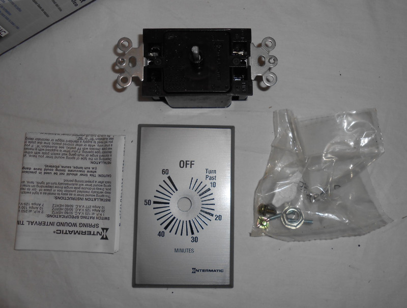 Intermatic FF60MC Auto Shut-Off Timer Brushed Metal 60-Min Countdown Timer gallery