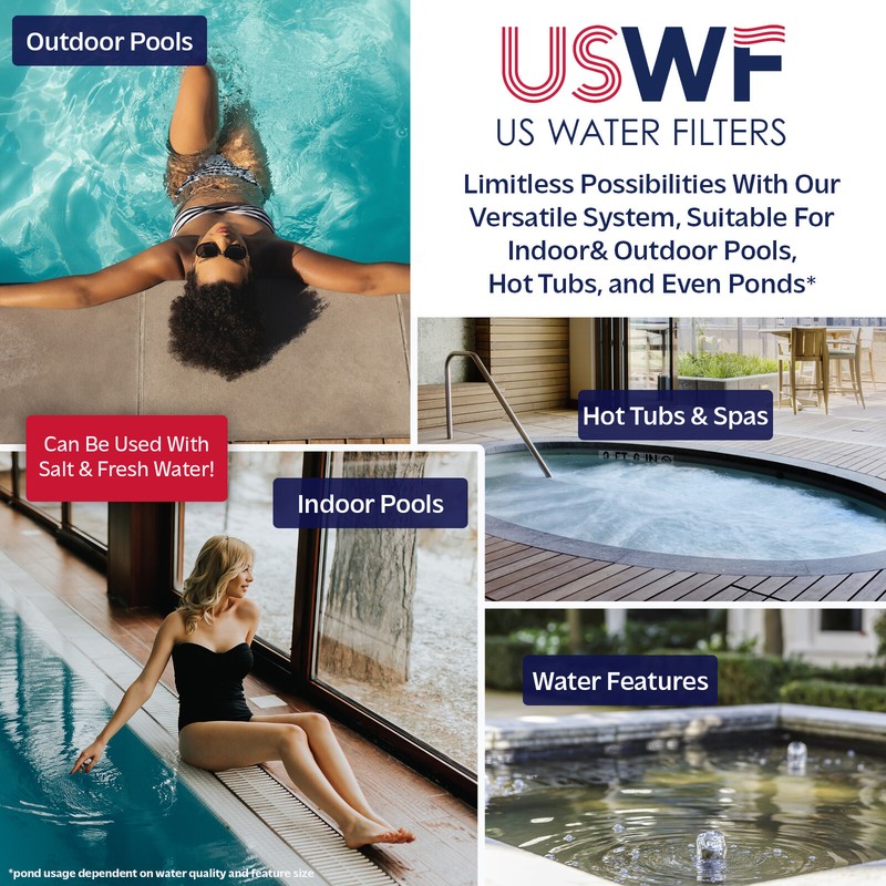 Pool UV Sterilizer, 42 GPM, Stainless Steel, Indoor / Outdoor Pool UV gallery