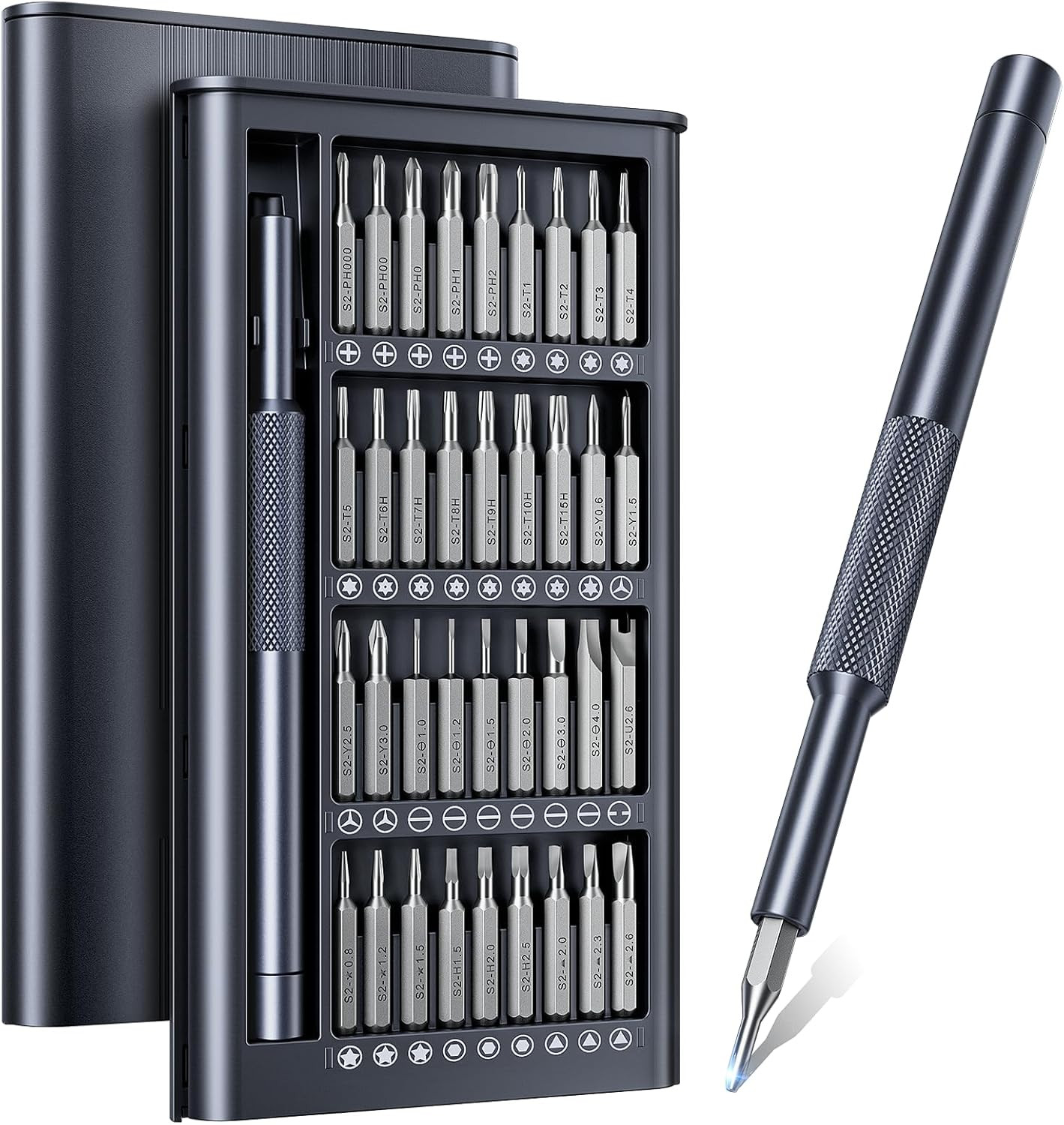 37-In-1 Mini Precision Screwdriver Set,Magnetic Trox Screw Driver Set with T2 T5 gallery
