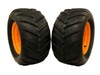 (2) Aggressive Tire Assemblies 24x12.00-12 Fits Scag Turf Tiger 61" 72" 481850 gallery