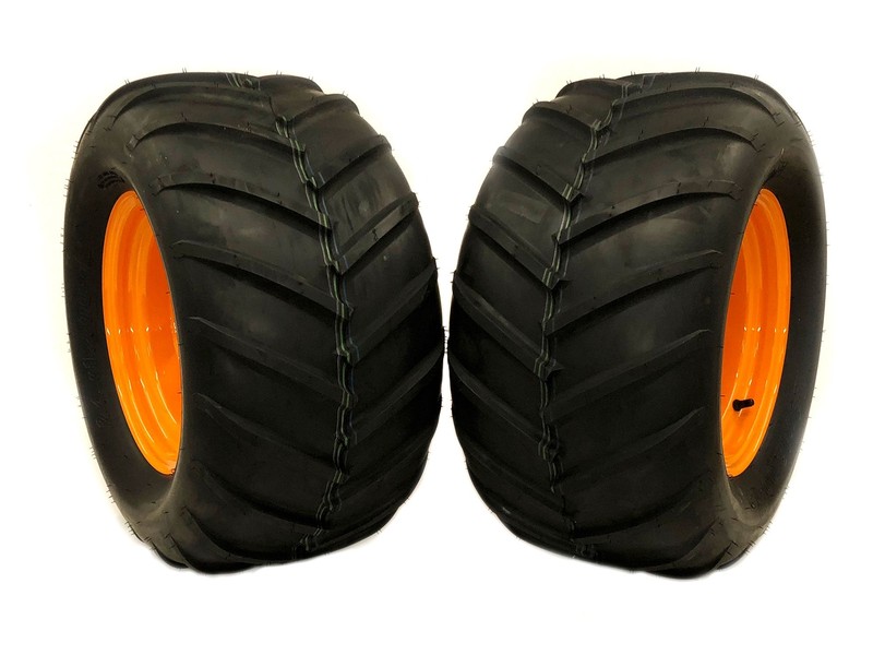 (2) Aggressive Tire Assemblies 24x12.00-12 Fits Scag Turf Tiger 61" 72" 481850 gallery
