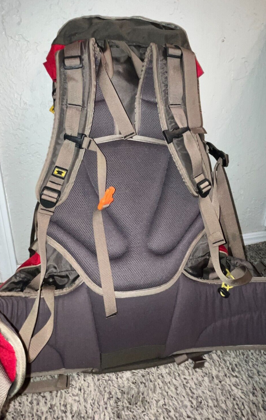 Mountainsmith Cross Country 6000 Large Backpack Belted Padded Internal Frame Red 5