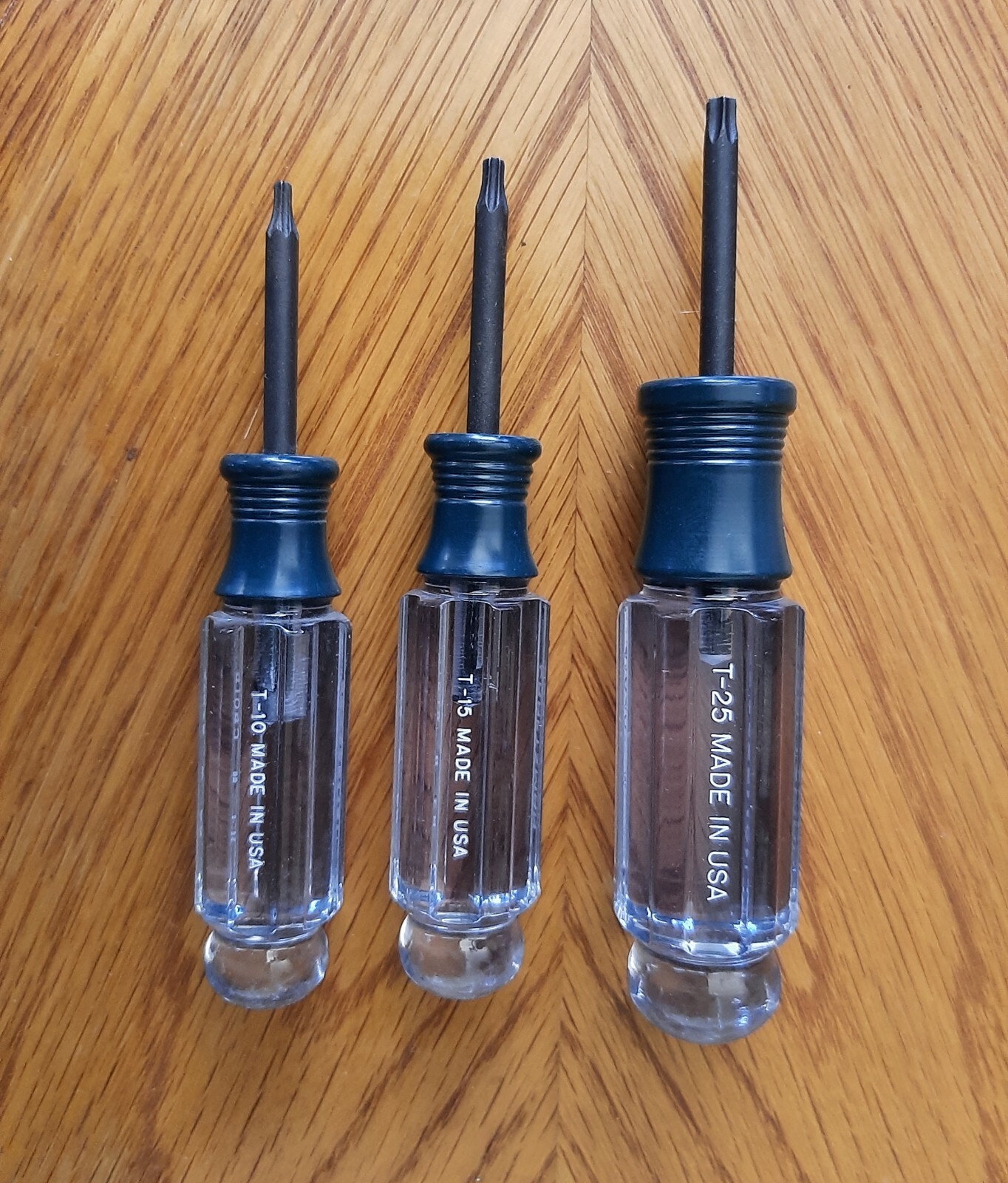NEW OLD STOCK CRAFTSMAN STUBBY 3 PIECE TORX SCREWDRIVER SET MADE IN USA gallery