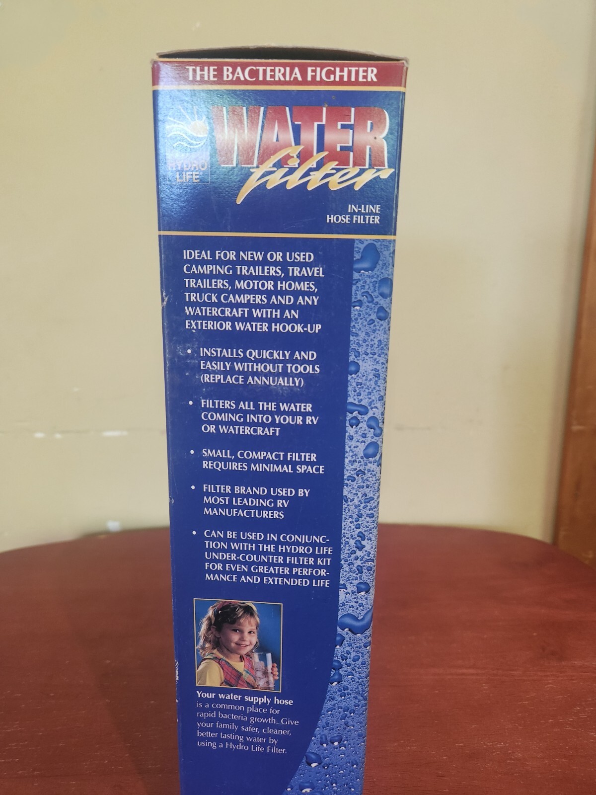Hydro Life RV-Marine Inline Water Filter Model HL-180 New In Box gallery