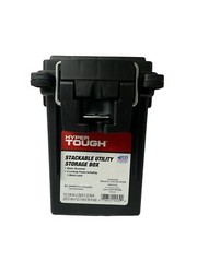 Hyper Tough Stackable Utility Storage Box Organization Water Dust and Resistant