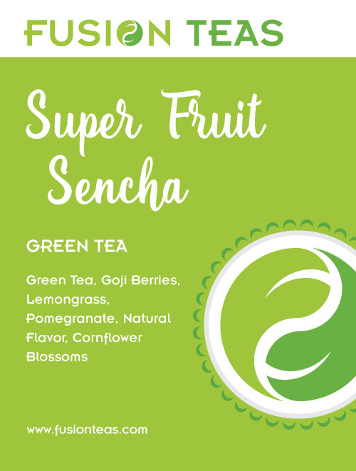 Super Fruit Sencha Green Tea With Goji Berries - Loose Leaf Blend - Fusion Teas gallery