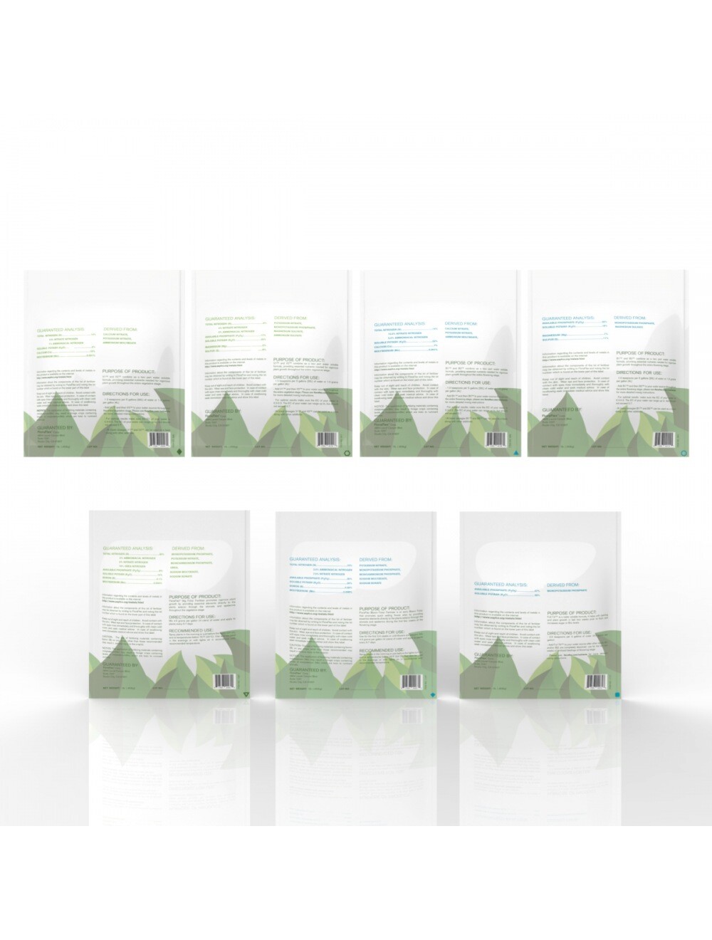 FloraFlex Nutrients 1LB Starter Pack V1, V2, B1, B2, FULL TILT, FOLIAR gallery