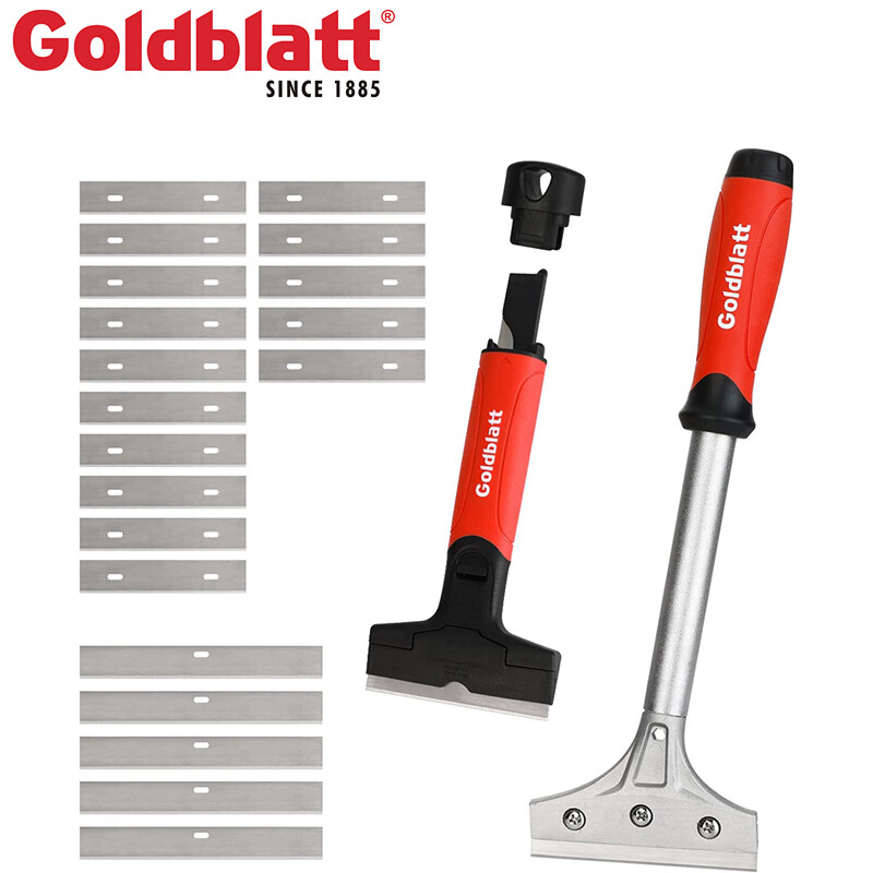 Goldblatt 2 Piece Razor Blade Scraper w/20-piece Blades 4-in Floor Scraper Tool gallery